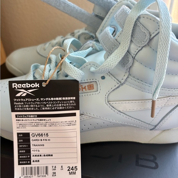 Reebok Cardi B freestyle-hi trainers - Picture 6 of 8